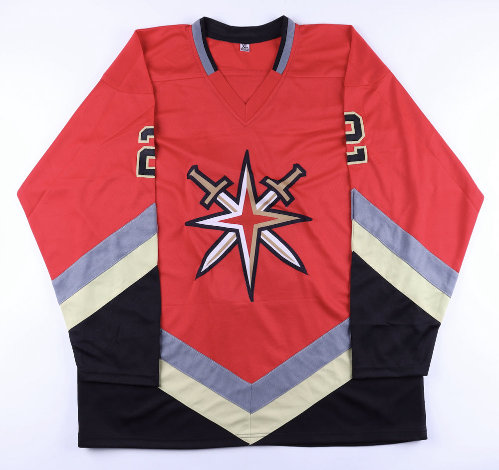 Zach Whitecloud Autographed Vegas Golden Knights Red Retro Reverse